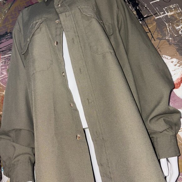 Vintage Cabela's Green Button Up XL - Picture 3 of 10